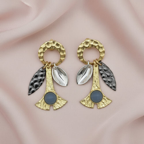 Midnight Sky Chalcedony Earrings