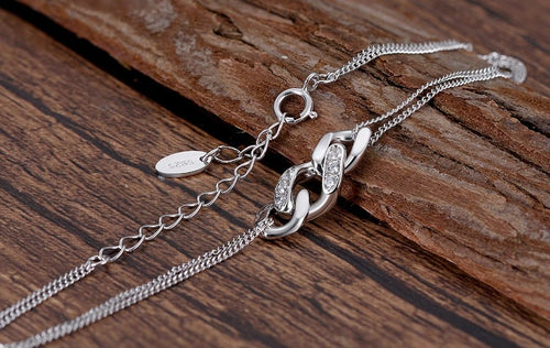 Adjustable Layered Charm Bracelet - Sweetheart Jewel