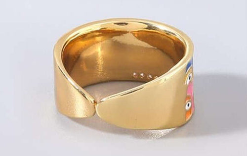 Adorable Cartoon Prints Unique Design Party Fashion Ring - Sweetheart Jewel