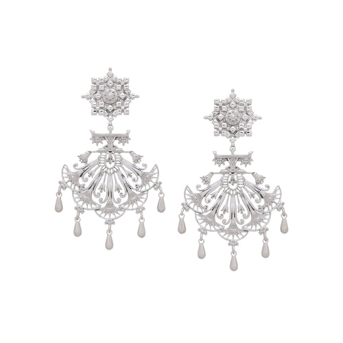 Aster Sunbeam Chandelier Earrings - Sweetheart Jewel