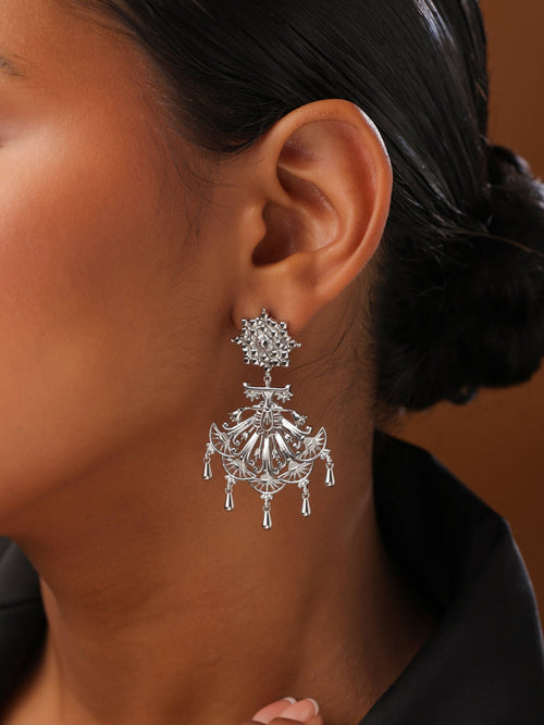 Aster Sunbeam Chandelier Earrings - Sweetheart Jewel