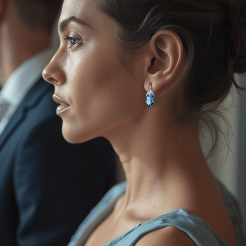 Austrian Crystal Water - drop Earrings - Sweetheart Jewel