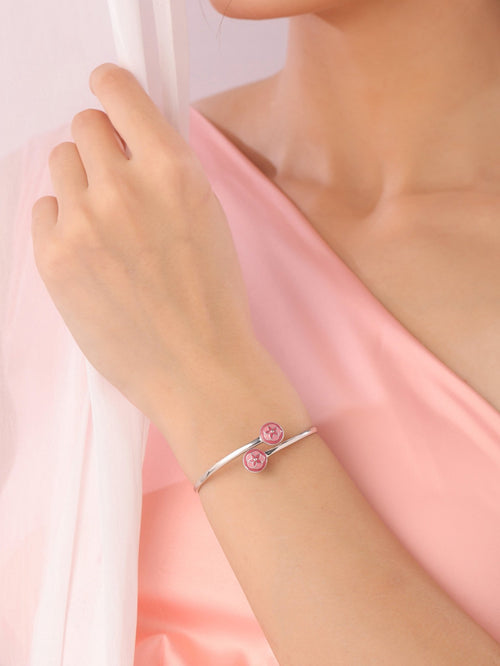 Blooming Lotus Cuff Bracelet - Sweetheart Jewel