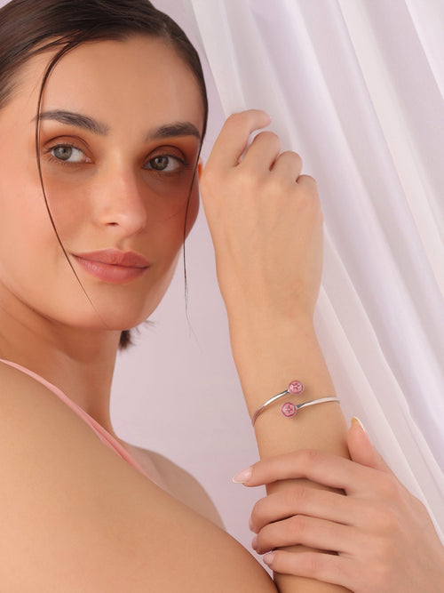 Blooming Lotus Cuff Bracelet - Sweetheart Jewel