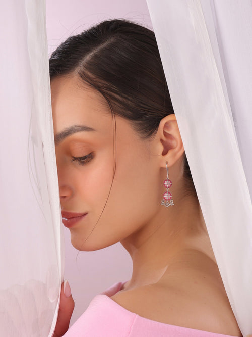 Blushing Blossom Drop Earrings - Sweetheart Jewel