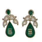 Celebrity Inspired Moissanite Gold Plated Earring - Sweetheart Jewel