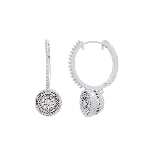 Celestial Gravity Hoop Earrings - Sweetheart Jewel