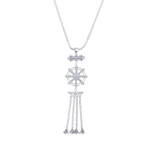 Dharma Wheel Balance Necklace - Sweetheart Jewel