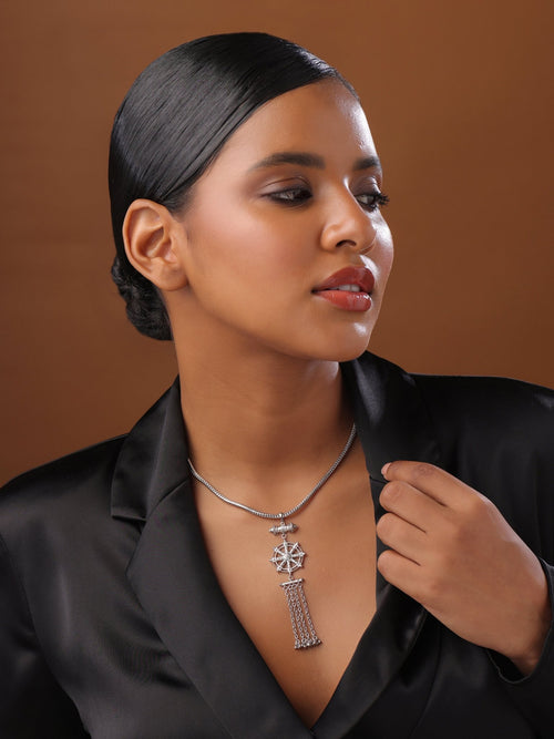 Dharma Wheel Balance Necklace - Sweetheart Jewel