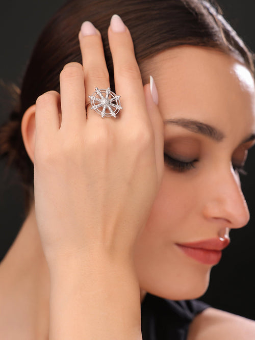 Dharma Wheel Ring - Sweetheart Jewel