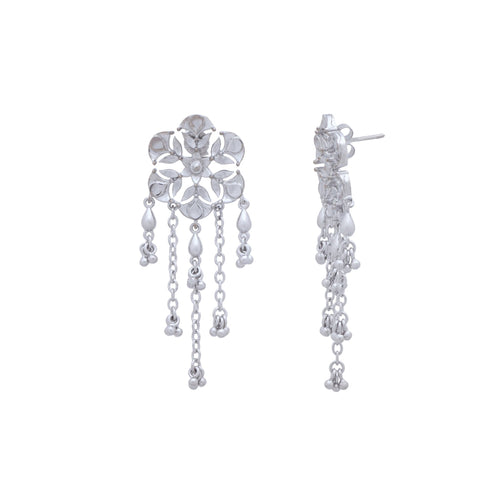 Divine Diya Chandelier Earrings - Sweetheart Jewel