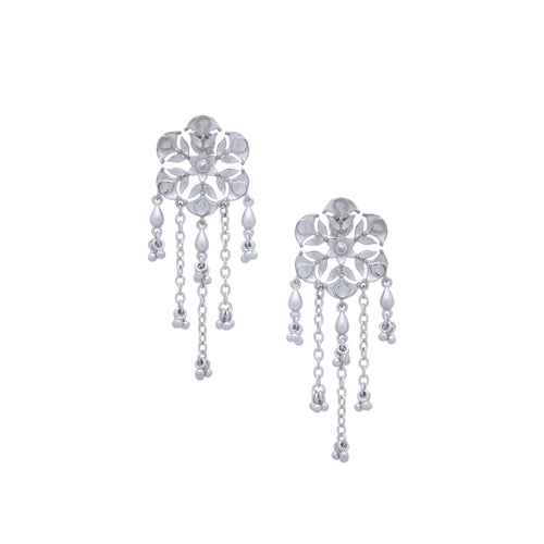 Divine Diya Chandelier Earrings - Sweetheart Jewel