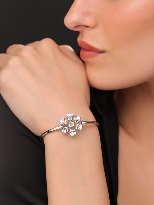 Divine Diya Cuff Bracelet - Sweetheart Jewel