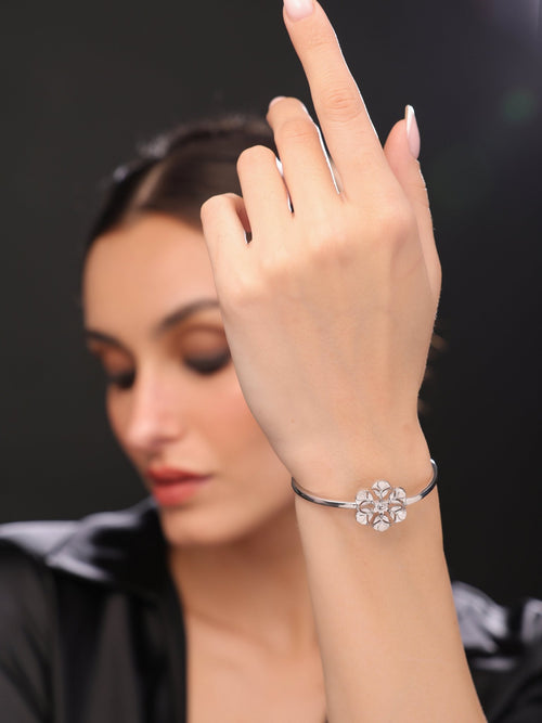 Divine Diya Cuff Bracelet - Sweetheart Jewel