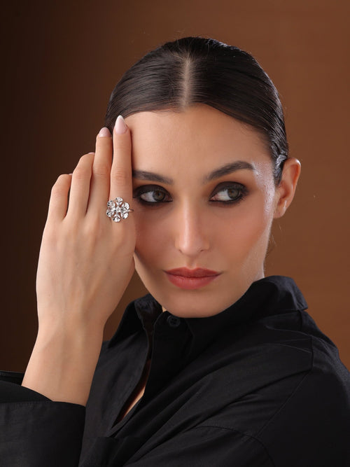Divine Diya Ring - Sweetheart Jewel