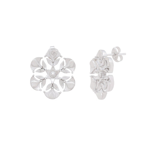 Divine Diya Stud Earrings - Sweetheart Jewel