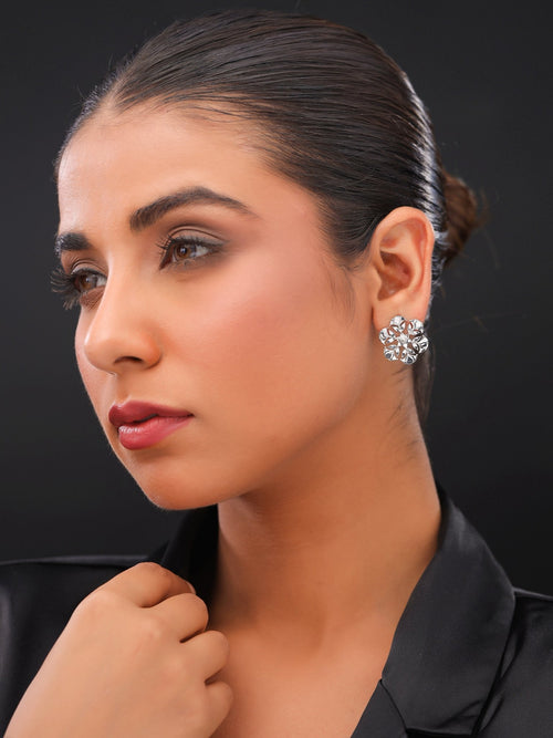 Divine Diya Stud Earrings - Sweetheart Jewel