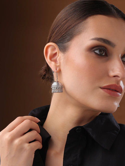 Dreamcatcher Jhumka Earrings - Sweetheart Jewel