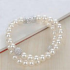Dual Layer Pearl Bracelet - Sweetheart Jewel