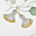 Elegant Glam Flower Drop Earring - Sweetheart Jewel