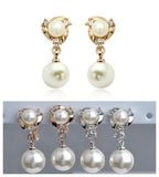 Elegant Pearl Fashion Drop Earrings - Sweetheart Jewel