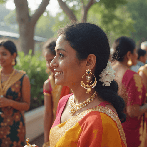 Enchanted Garden Pearl Dangle Earrings - Sweetheart Jewel