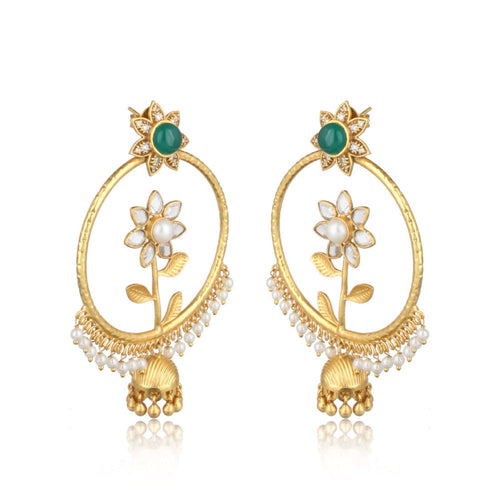 Enchanted Garden Pearl Dangle Earrings - Sweetheart Jewel