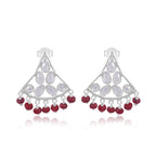 Eternal Flame Ruby Earrings - Sweetheart Jewel