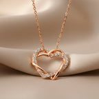 Eternal Romance Heart Pendant Necklace - Sweetheart Jewel