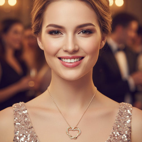 Eternal Romance Heart Pendant Necklace - Sweetheart Jewel