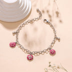 Floral Mosaic Charm Bracelet - Sweetheart Jewel