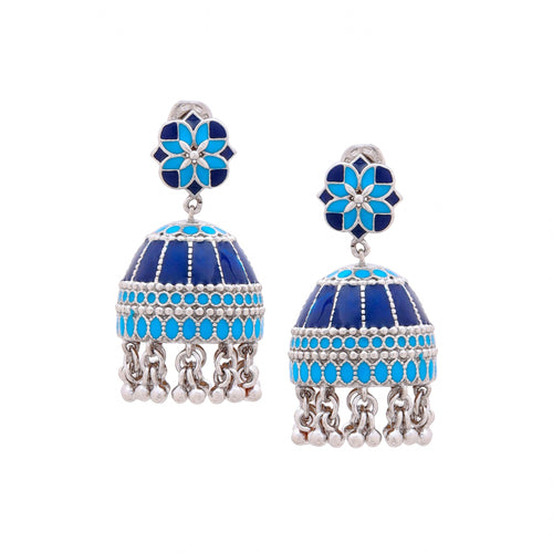 Fortress Filigree Jhumka Earrings - Sweetheart Jewel