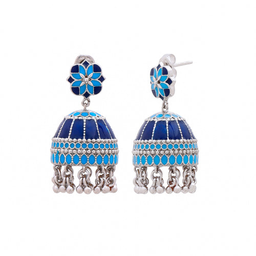 Fortress Filigree Jhumka Earrings - Sweetheart Jewel