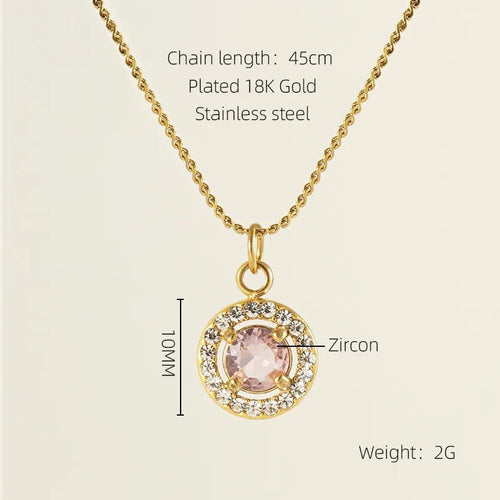 Glamours Girl Shine Necklace - Sweetheart Jewel