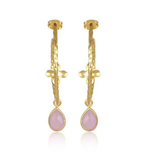Golden Blossom Earrings - Sweetheart Jewel