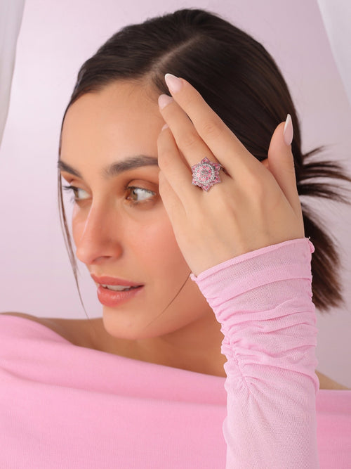 Gulabi Mahal Ring - Sweetheart Jewel