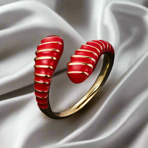 High Fashion Creative Cobra Open - end Ring - Sweetheart Jewel