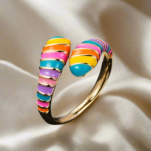 High Fashion Creative Cobra Open - end Ring - Sweetheart Jewel