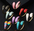 High Fashion Creative Cobra Open - end Ring - Sweetheart Jewel