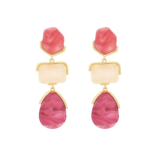 Honeyglow Statement Earrings - Sweetheart Jewel