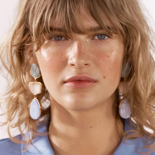 Honeyglow Statement Earrings - Sweetheart Jewel