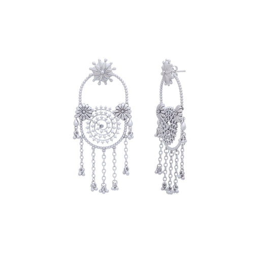 Infinite Bloom Chandelier Earrings - Sweetheart Jewel