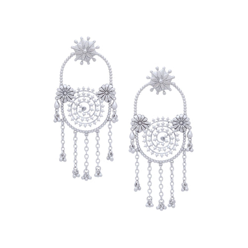 Infinite Bloom Chandelier Earrings - Sweetheart Jewel