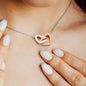 Infinity Connected Heart Necklace - Sweetheart Jewel