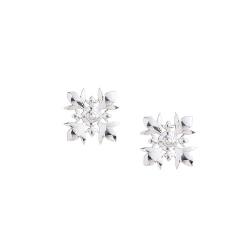 Lotus Bloom Stud Earrings - Sweetheart Jewel