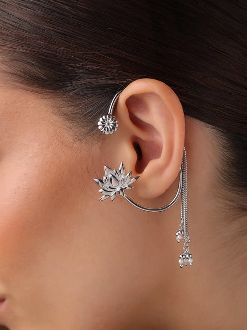 Lotus of life Ear Cuffs - Sweetheart Jewel