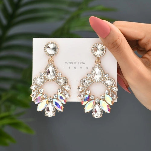 Luxurious Chandelier Drop Earrings - Sweetheart Jewel