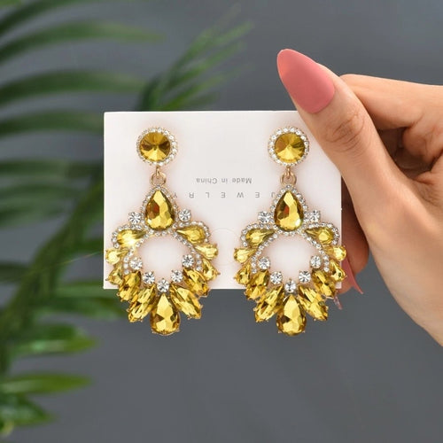 Luxurious Chandelier Drop Earrings - Sweetheart Jewel