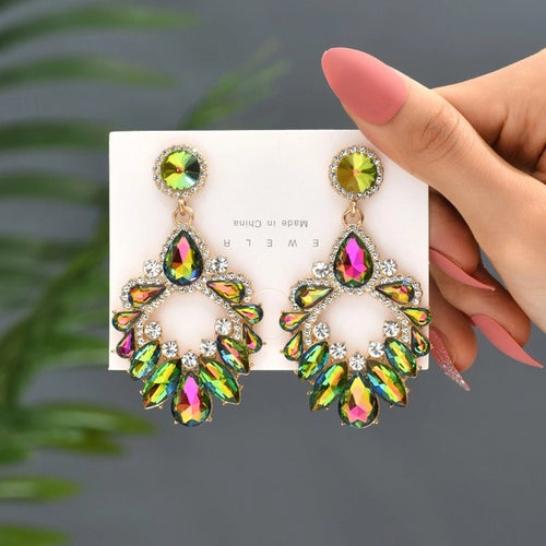 Luxurious Chandelier Drop Earrings - Sweetheart Jewel