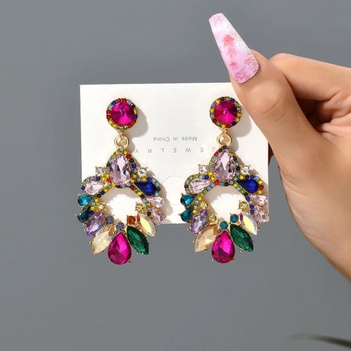 Luxurious Chandelier Drop Earrings - Sweetheart Jewel